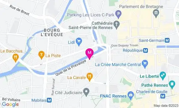 Localisation Restaurant  Les Bricoles