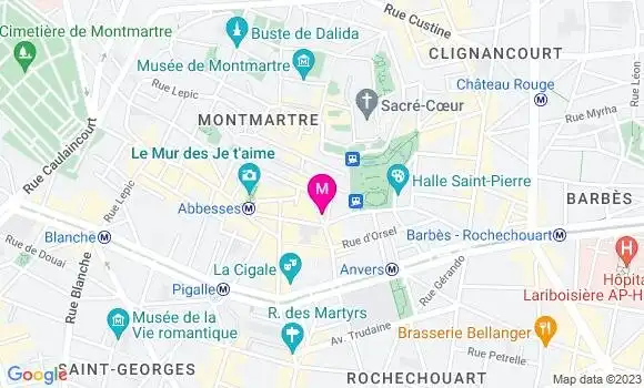 Localisation Restaurant  Le Bimbo
