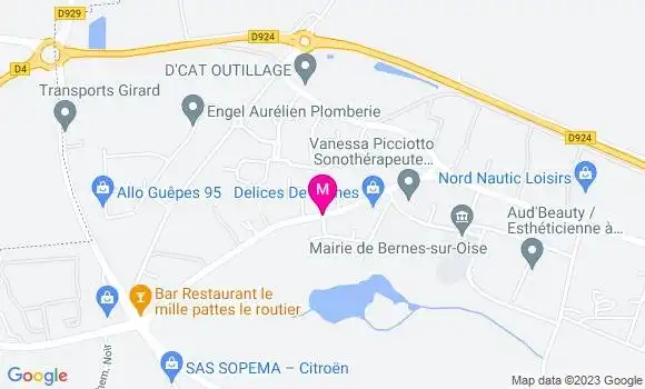 Localisation Restaurant Bar Le Mille Pattes