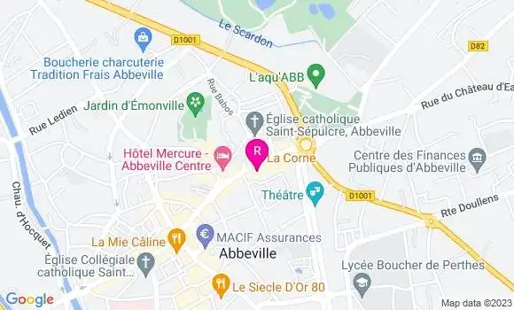 Localisation Auberge La Corne
