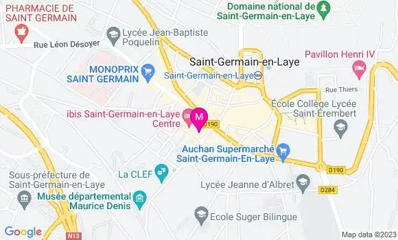 Localisation Restaurant Asiatique La Table Saint Germain