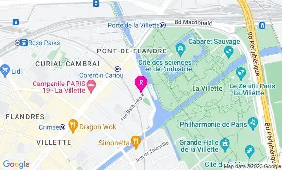 Localisation Restaurant Africain Saveurs du Monde