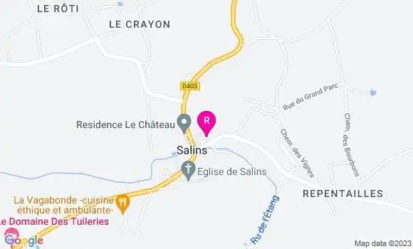 Localisation Restaurant  La Maison du Boeuf