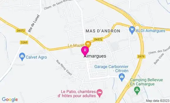 Localisation Restaurant  La Pause d