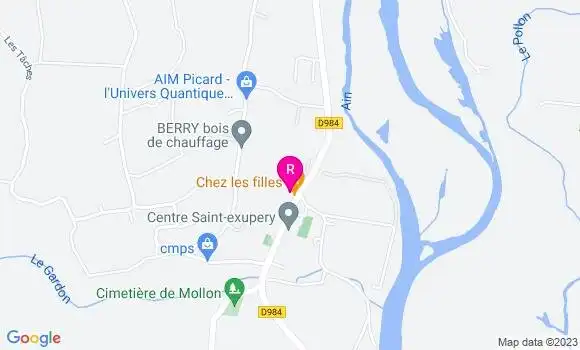 Localisation Restaurant  Chez les Filles