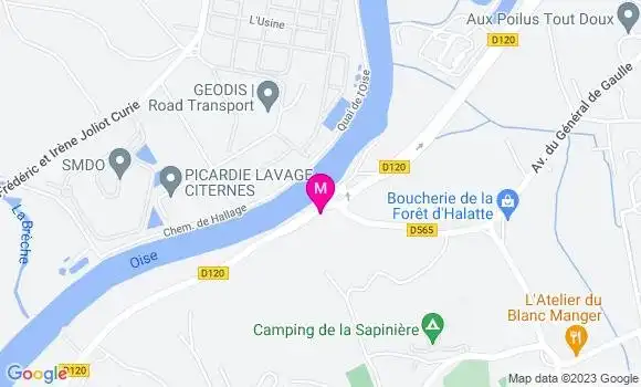 Localisation Brasserie Les Acacias