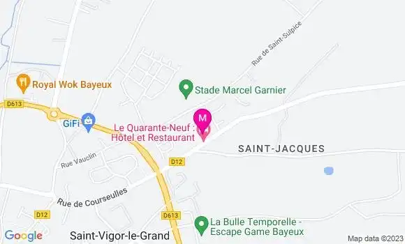 Localisation Restaurant  Le 49