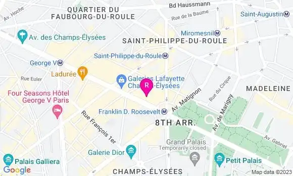 Localisation Bistrots Paris