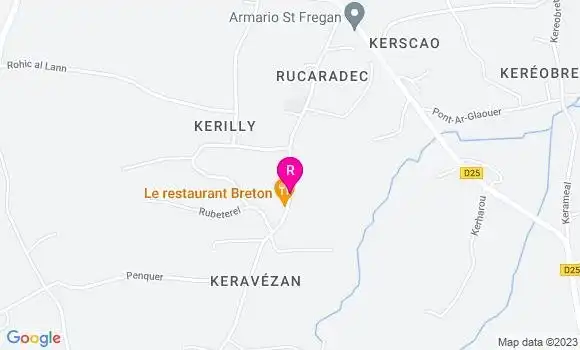 Localisation Le Restaurant Breton