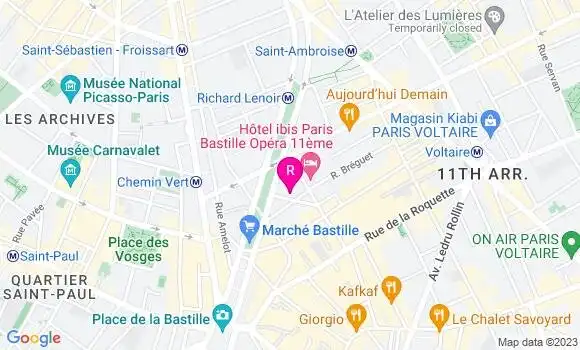 Localisation Restaurant  L