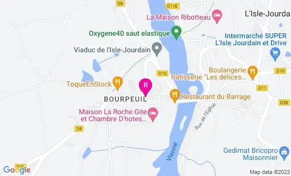 Localisation Restaurant Hôtel Hôtel du Viaduc