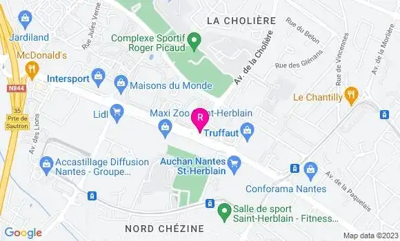 Localisation Pizzeria Scaramouche