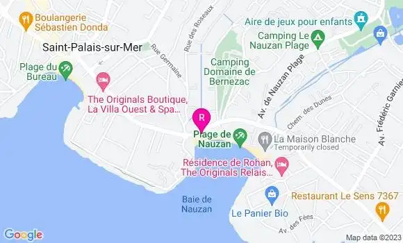 Localisation Pizzeria La Nauzanne