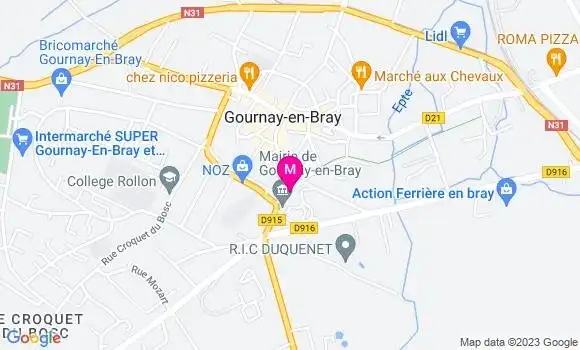 Localisation Brasserie de la Libération