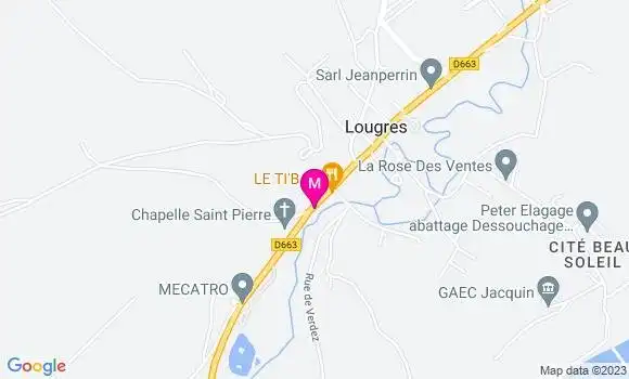 Localisation Restaurant  Chez Tonin