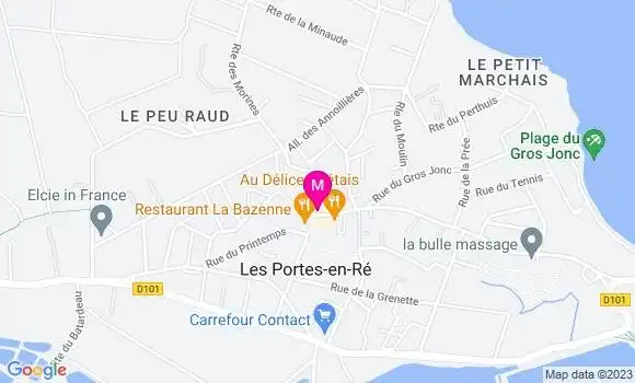Localisation Restaurant  Le Chasse Marée