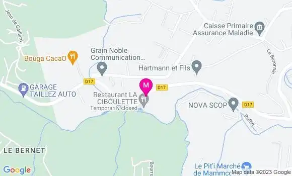 Localisation Restaurant  La Ciboulette