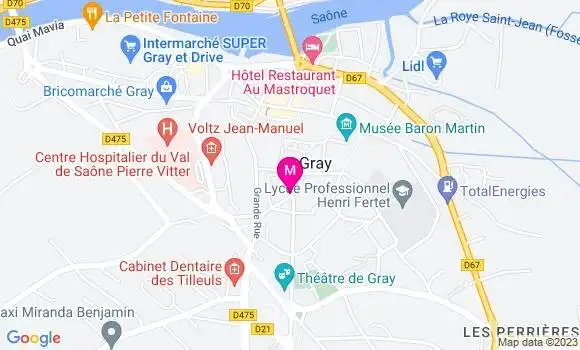 Localisation Restaurant  La Prévôté