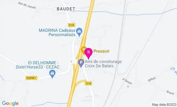 Localisation Restaurant  Le Pressoir