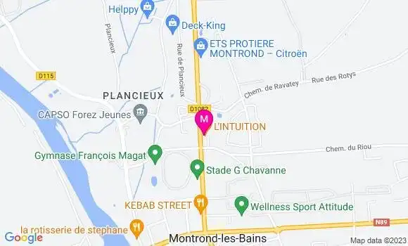 Localisation Bistrot Le Bistro