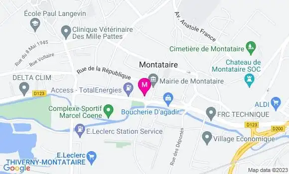Localisation Restaurant Hôtel Le Diplomate