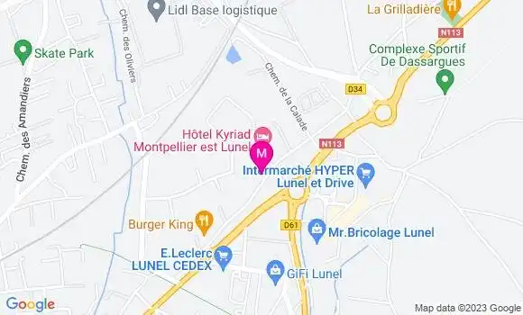 Localisation Restaurant Chinois Asia Wok