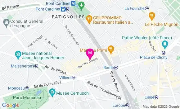 Localisation Restaurant  Oh My Bao