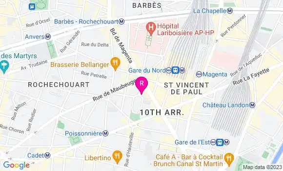 Localisation Restaurant  Chez Michel