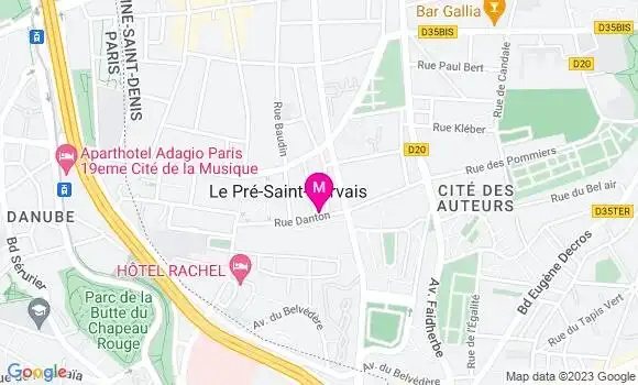 Localisation Restaurant  Le Café Vert