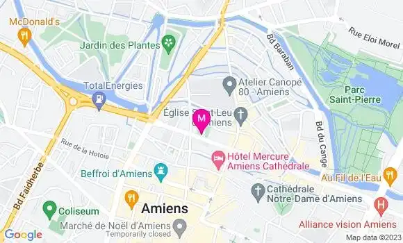 Localisation Restaurant  Le Miroir