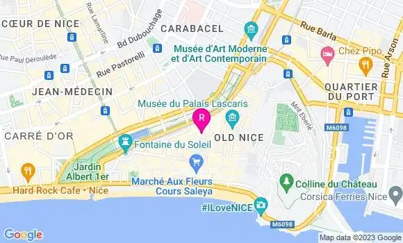 Localisation Restaurant Bar Diane