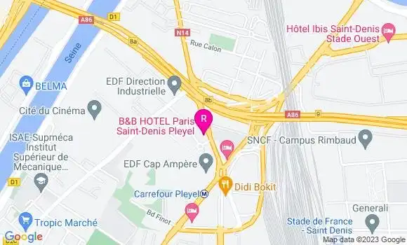 Localisation Restaurant  Cafe de la Gare