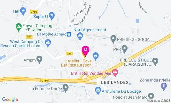 Localisation Restaurant  L