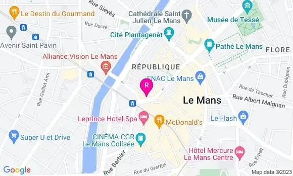 Localisation Restaurant  L