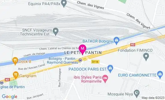 Localisation Restaurant  La Mama