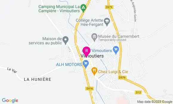 Localisation Restaurant  L