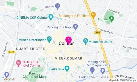 Localisation Restaurant  Les Toqués