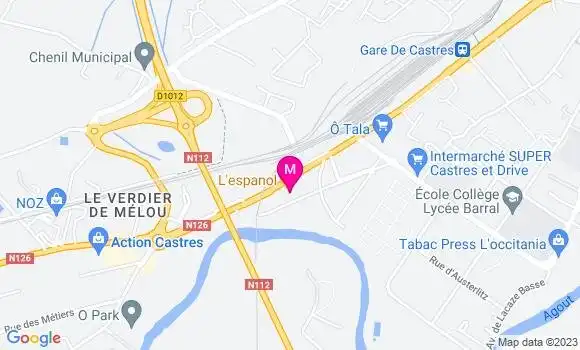 Localisation Restaurant Chinois Le Nouveau Siècle d