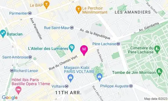 Localisation Restaurant  Chulla Vida