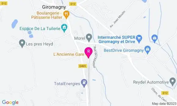Localisation Restaurant  L