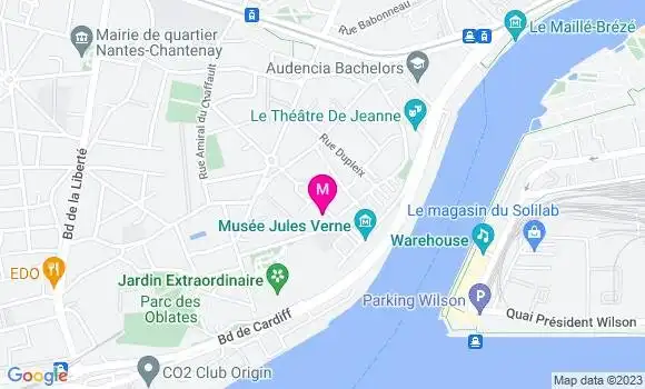Localisation Le Bistrot de Mr Jules