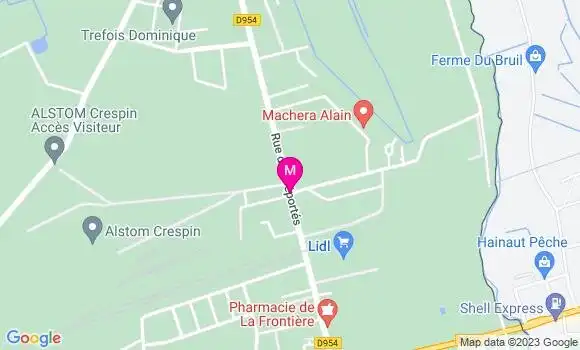 Localisation Restaurant  La Crespinette