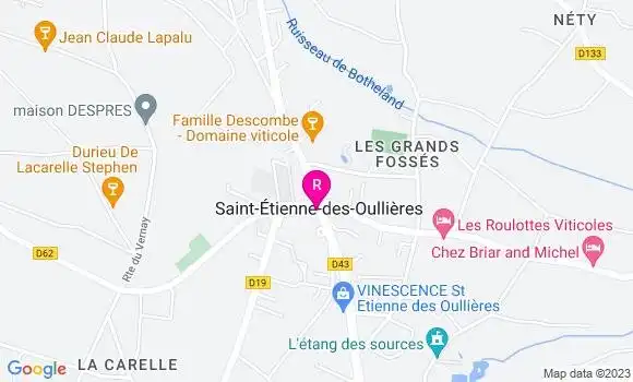 Localisation Restaurant  Esprit Beaujolais