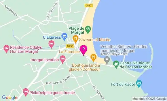 Localisation Restaurant  La Flambée