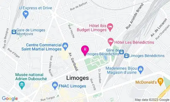 Localisation Restaurant  La Boucherie