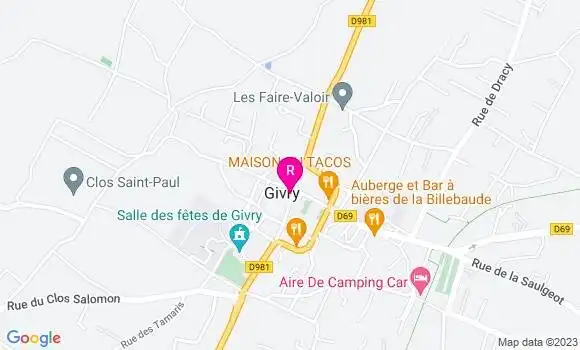 Localisation Restaurant  La Cadole