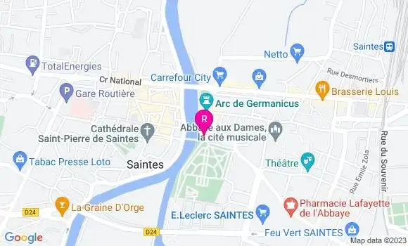Localisation Restaurant  Le Batiâ