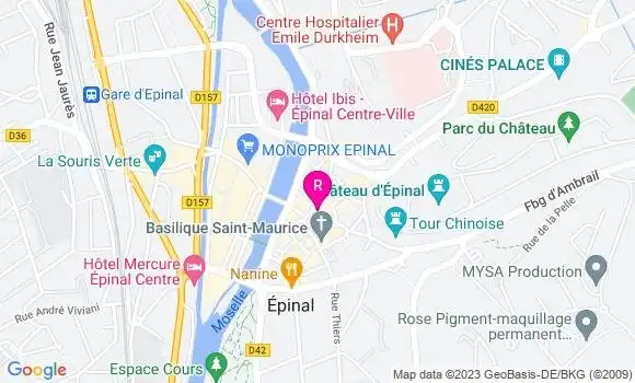 Localisation Brasserie du Commerce
