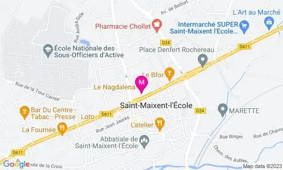 Localisation Restaurant  Le Nagdalena