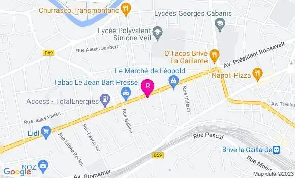 Localisation Restaurant  Manhattan Corner
